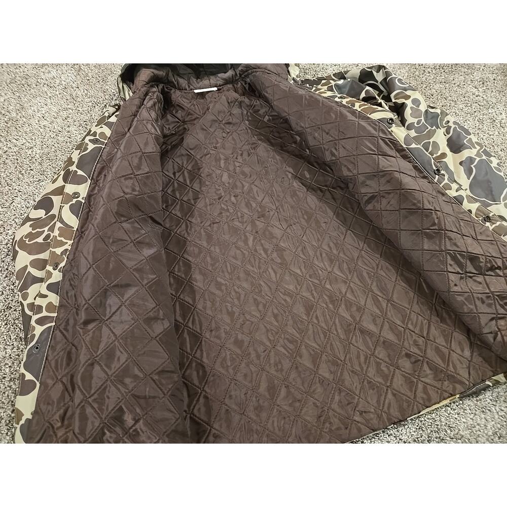Winchester NOS Vtg 80s Frog Skin Camo Duck Hunting Parka Jacket Mens Sz Large - Picture 4 of 12
